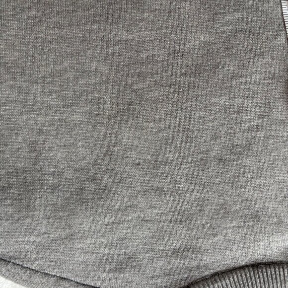 Womens Gray Knit Sweater Black Fair Isle Pattern Crew Neck Long Sleeve Size S - Picture 9 of 12